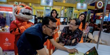 Bank Jakarta dan BliBli hadirkan engagement store di Hall C1 Anjungan Pemprov DKI Jakarta pada Jakarta Fair 2026.