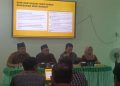 Wakil Ketua DPRD Gresik, Wongso Negoro saat monev percepatan SPM di Kantor Kecamatan Benjeng. Jumat (18/9/2026).
