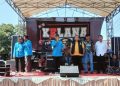 Kades Jati Alun-Alun Abdul Manaf, saat foto bersama jajaran Forkopimka Prambon pada acara Polling PBB 2026.