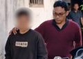 Terduga pelaku rudapaksa, MAY saat diamankan Polisi.