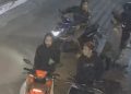 Rekaman CCTV aksi pencurian kendaraan bermotor di kawasan permukiman belakang Mapolresta Sidoarjo di Cemengkalang.