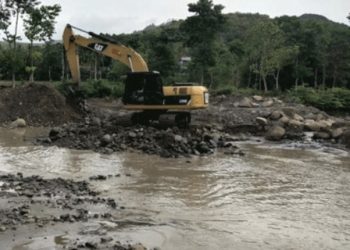 Ilustrasi Tambang Pasir di Sungai Musi. (Foto: Tangkap Layar Google)