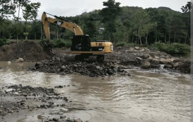 Ilustrasi Tambang Pasir di Sungai Musi. (Foto: Tangkap Layar Google)